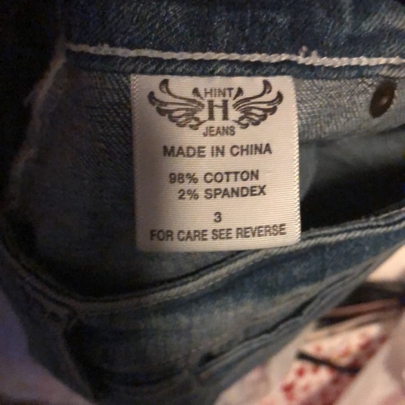 Midi denim skirt knee-length - Picture 4 of 5